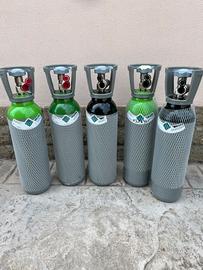 Bombole argon/miscela co2