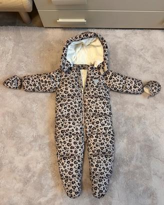 Tuta guess impermeabile e imbottita
