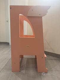 Torre Montessori RocketBaby rosa