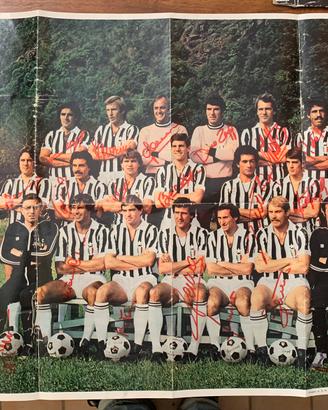 POSTER JUVENTUS 78-79 AUTOGRAFATO