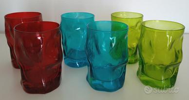 Bicchieri colorati bormioli rocco