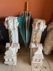 Basi capitelli in gesso o similare