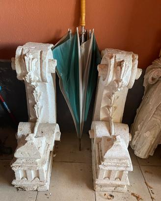 Basi capitelli in gesso o similare