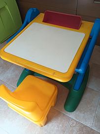 scrivania + sedia chicco per bambini