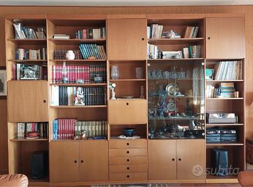 Libreria svedese anni 70 mobile soggiorno