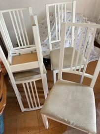 Tavolo allungabile Ikea con 4 sedie