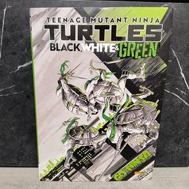 Teenage Mutant ninja turtles black White and green