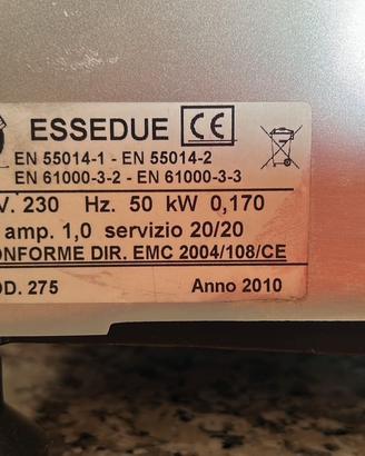 affettatrice semi pro lama diametro 275 mm