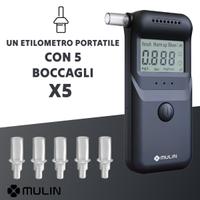 Etilometro Portatile con 5 Boccagli