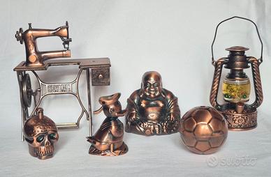 6 ACCENDINI DA TAVOLO IN METALLO – VINTAGE-Rif.06