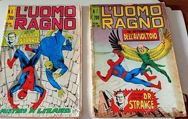 L'UOMO RAGNO CORNO N.6 E 7 PRIMA EDIZIONE 1970