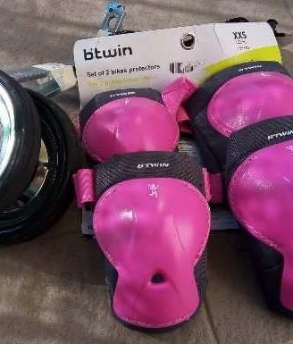 Set bikes protezione B'TWIN + Coppia Rotelle