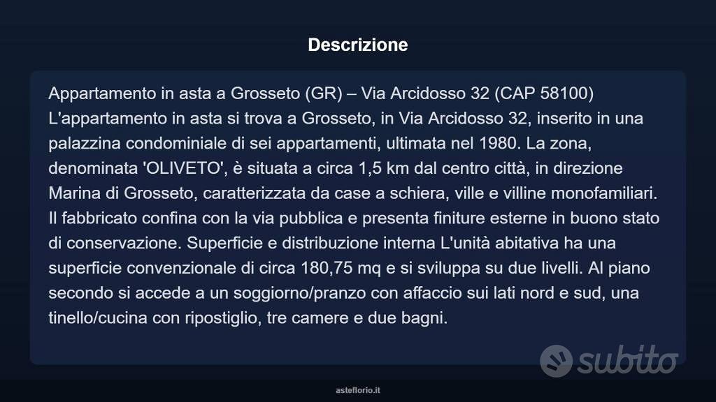 Appartamento – Grosseto, Casalone, Gorarella - Vista 3