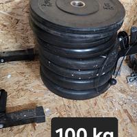 Rack+ Bilanciere + Dischi + Barra Deep + Trazioni