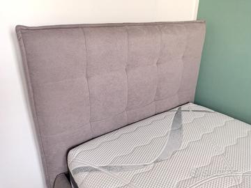 Letto contenitore + materasso 1+1/2 piazza
