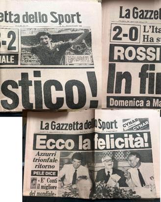 3 Gazzetta dello Sport mondiale Spagna 82