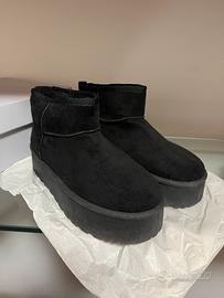 Scarpe Stivali platform simili a Ugg 38