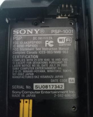 psp RICAMBI