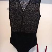 Body in pizzo nero