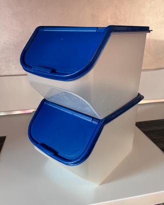 Coppia di contenitori modulari Tupperware