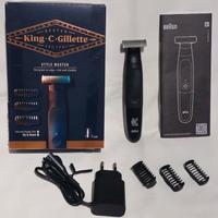 Taglia e regola barba King C Gillette NUOVI