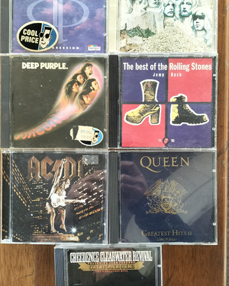 Deep Purple, ACDC, Rolling Stones, Queen