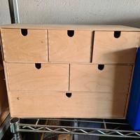 cassettiera portaoggetti 