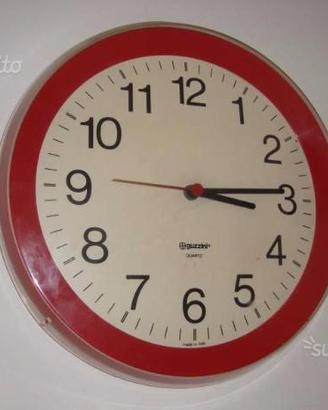 Orologio Guzzini vintage anni 80 da parete