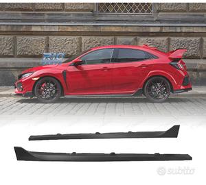 MINNIGONE LATERALI HONDA CIVIC 16-20 LOOK TYPE R