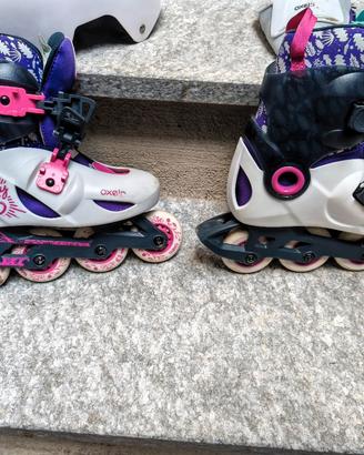 roller + casco + protezioni 