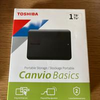 Hard Disk esterno Toshiba 1TB Canvio Basics