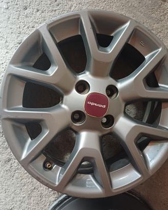 Cerchi lega originale fiat panda misura 15