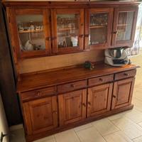 Credenza / vetrinetta/ cristalliera in legno