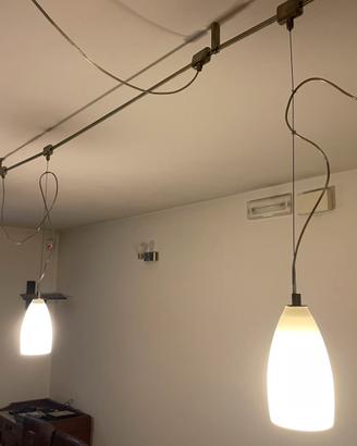 Lampadario a soffitto tre lampade