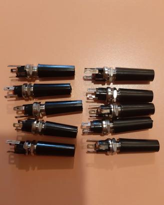 Connettori JACK 5,5 x 2,1 mm maschio femmina