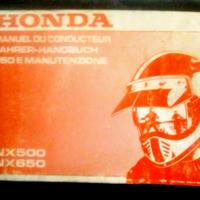 Libretto Honda NX650/500 Dominator VENDUTO.