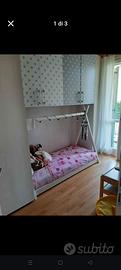 letto montessoriana basso a capanna per bambini