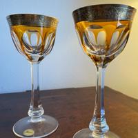 MOSER calici in cristallo di Boemia Oro 24kt