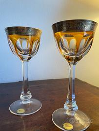 MOSER calici in cristallo di Boemia Oro 24kt