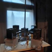 Lampadario, vetro di murano artistico,modernariato