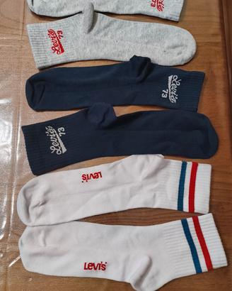 Tre paia di calzini Levi's originali 