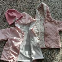 2.Abbigliamento bimba invernale 3-6 mesi+12 mesi
