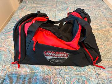 Borsone da palestra Ducati Corse Rosso e Nero