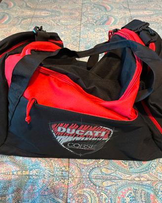Borsone da palestra Ducati Corse Rosso e Nero