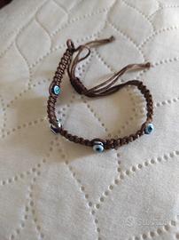 Braccialetto bracciale ladybug argentato fucsia