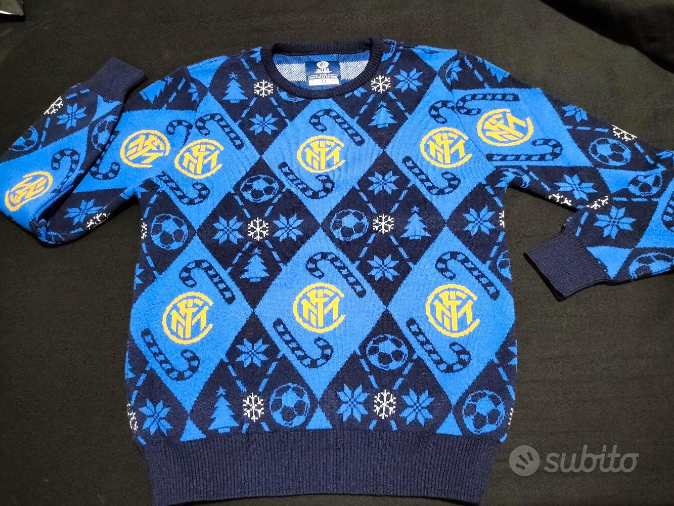 Inter FC Maglione Natale M Muose Tastiera Uffic Abbigliamento e Accessori In vendita a Savona