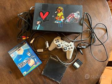 Console PlayStation 2 + pro evolution soccer 2