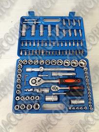 Kit chiavi a cricchetto 108 pezzi in valigia