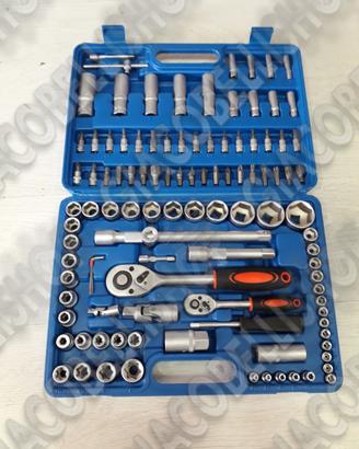 Kit chiavi a cricchetto 108 pezzi in valigia