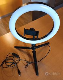 Ring light lampada per selfie e reel. 20 cm